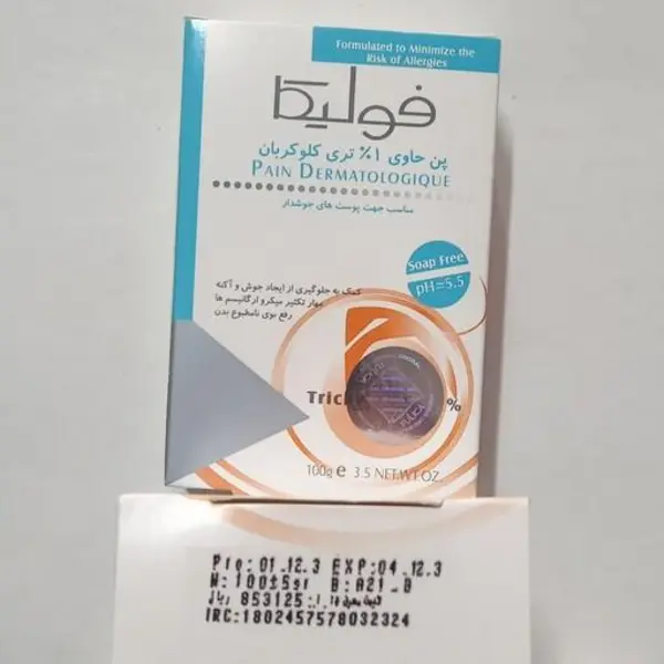 پن شستشو فولیکا مدل TCC وزن 100 گرم