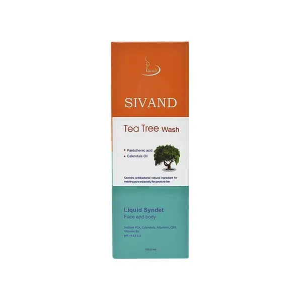 پن مایع ضد جوش سیوند مدل تی تری tea tree wash حجم 150 میلی لیتر