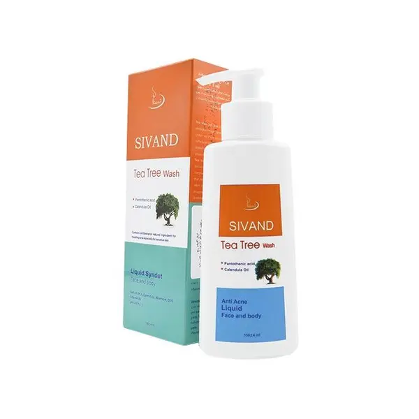 پن مایع ضد جوش سیوند مدل تی تری tea tree wash حجم 150 میلی لیتر