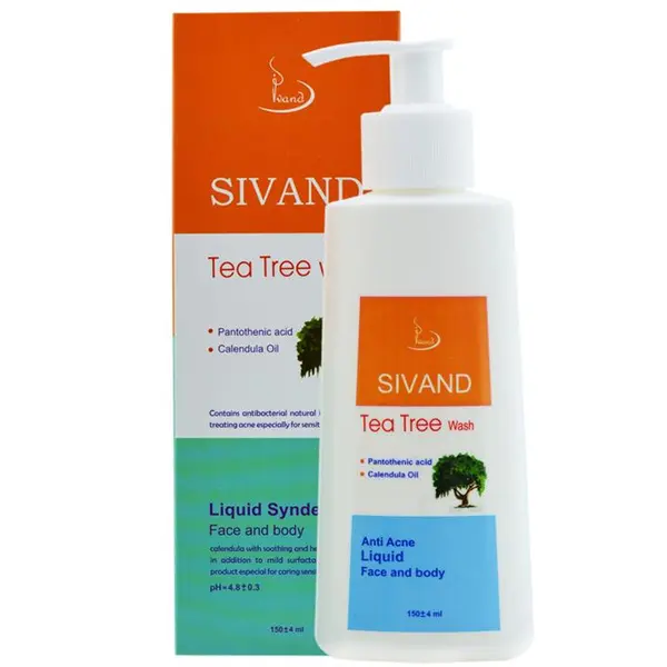 پن مایع ضد جوش سیوند مدل تی تری tea tree wash حجم 150 میلی لیتر