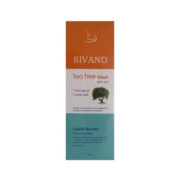 پن مایع ضد جوش سیوند مدل تی تری tea tree wash حجم 150 میلی لیتر