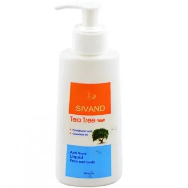 پن مایع ضد جوش سیوند مدل تی تری tea tree wash حجم 150 میلی لیتر