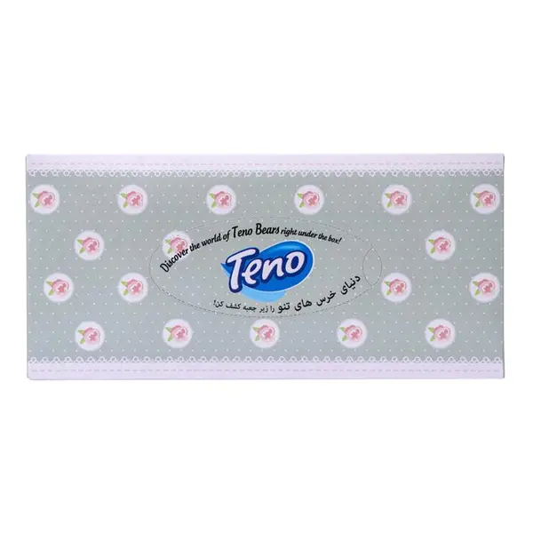دستمال کاغذی دو لایه 100 برگ تنو