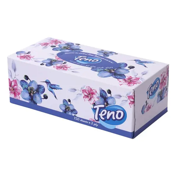 دستمال کاغذی دو لایه 150 برگ تنو