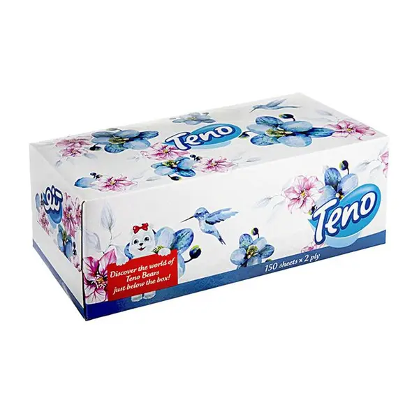 دستمال کاغذی دو لایه 150 برگ تنو