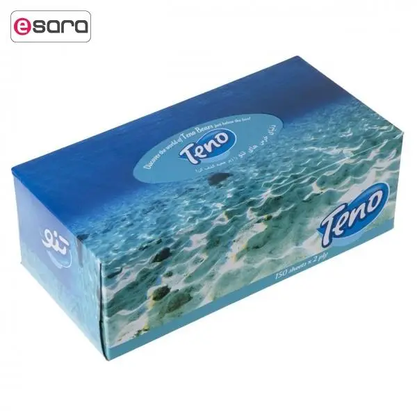 دستمال کاغذی دو لایه 150 برگ تنو