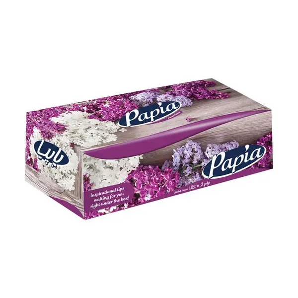 دستمال کاغذی 150 برگ پاپیا مدل 02