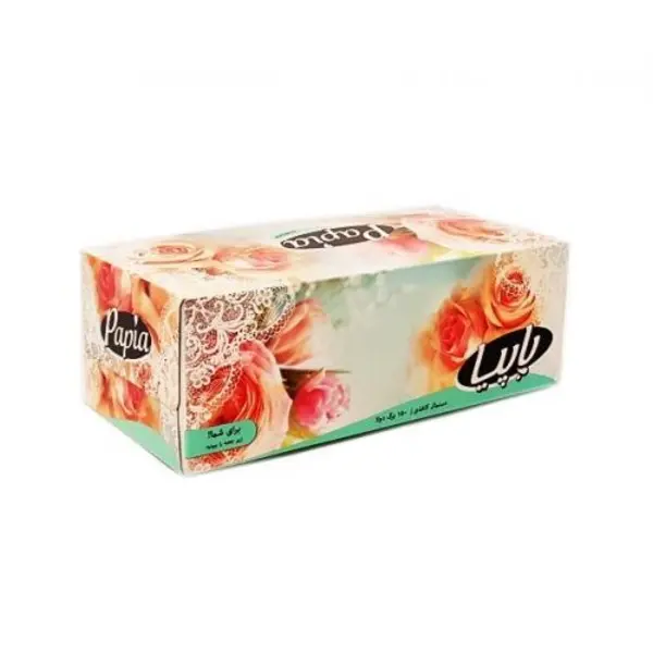 دستمال کاغذی 150 برگ 2 لایه طرح پوست ماری پاپیا
