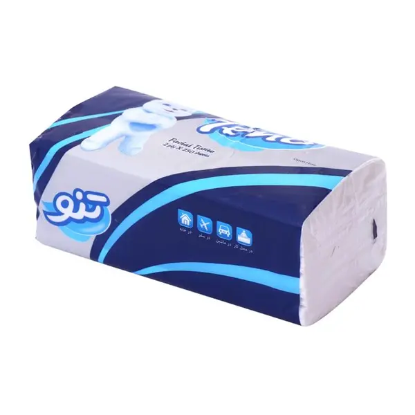 دستمال کاغذی دو لایه 250 برگ تنو