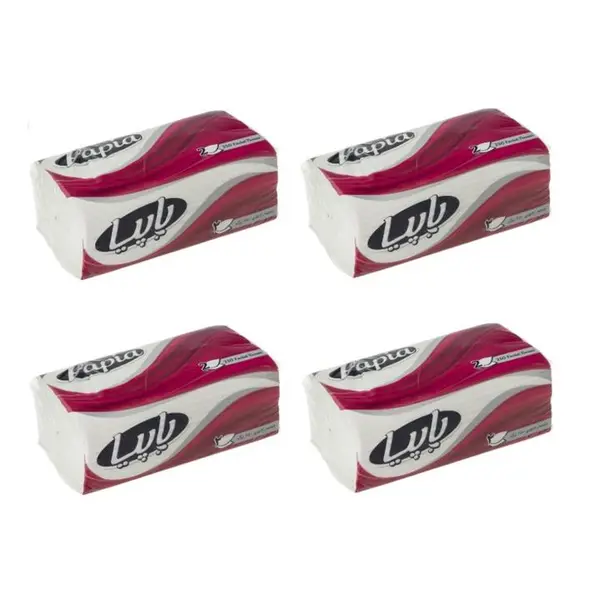 دستمال کاغذی اقتصادی سافت پاپیا - 250 برگ 2 لایه