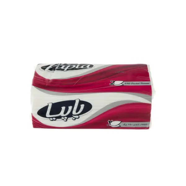دستمال کاغذی اقتصادی سافت پاپیا - 250 برگ 2 لایه
