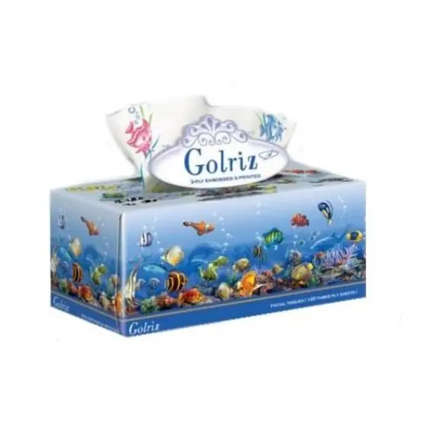 دستمال کاغذی 100 برگ  گلریز مدل Aquarium