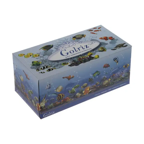 دستمال کاغذی 100 برگ  گلریز مدل Aquarium