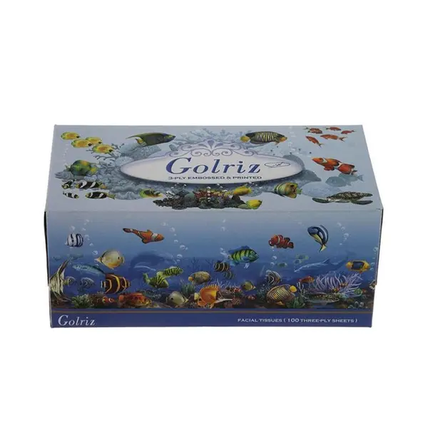 دستمال کاغذی 100 برگ  گلریز مدل Aquarium