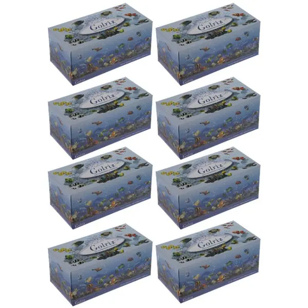دستمال کاغذی 100 برگ  گلریز مدل Aquarium