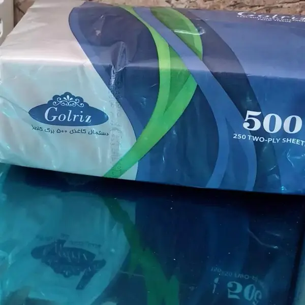 دستمال کاغذی 500 برگ گلریز کد 01 مجموعه 4 عددی