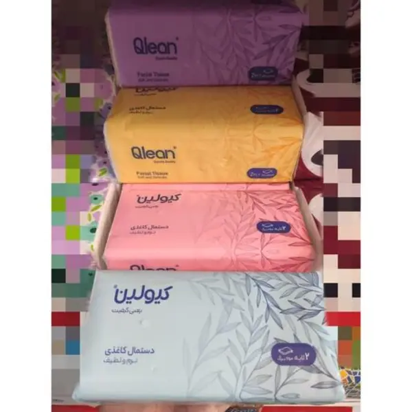 دستمال کاغذی کیولین  500 برگ  ( 250 برگ دولا) تکی