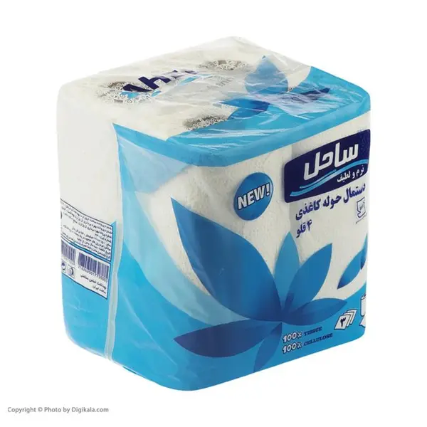 دستمال حوله ای ساحل مدل ptp بسته 4 عددی
