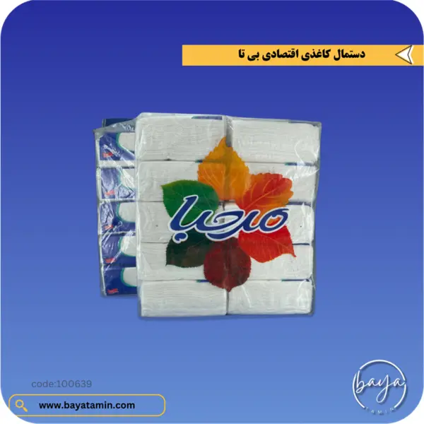دستمال کاغذی 100 برگ مرحبا مدل PBM1401 مجموعه 10 عددی