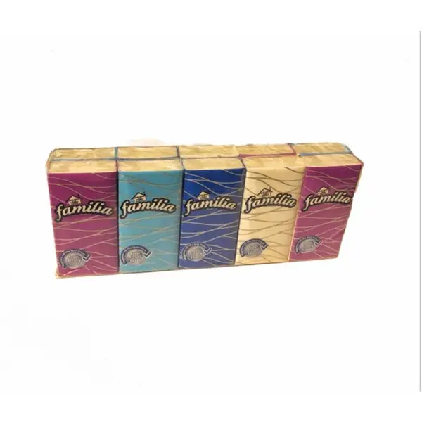 دستمال کاغذی جیبی 10 برگ فامیلا مدل super strang label بسته 10 عددی دستمال کاغذی جیبی 10 برگ فامیلا مدل super strang label بسته 10 عددی