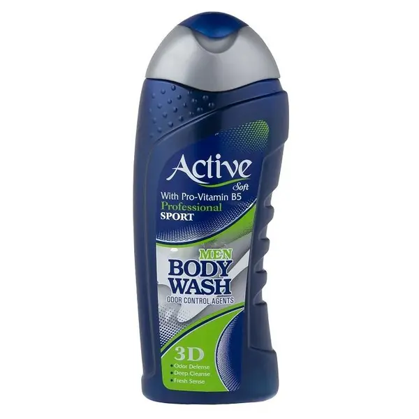 شامپو بدن مردانه اکتیو سری Sport مدل Blue آبی حجم 400 گرم