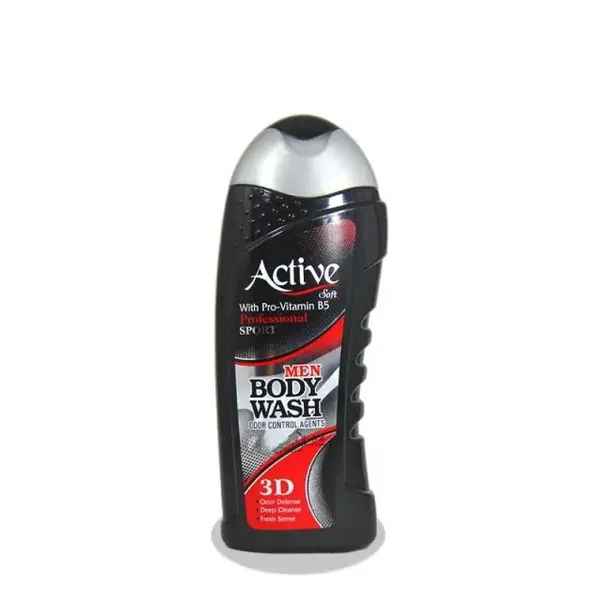 شامپو بدن مردانه اکتیو سری Sport مدل Silver حجم 400 میلی لیتر
