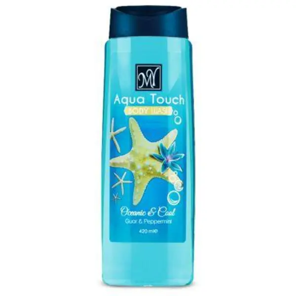 شامپو بدن خنک کننده مای مدل Aqua Touch آکوا تاچ حجم 420 میلی لیتر