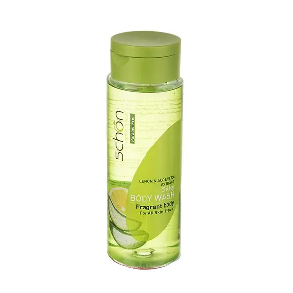 شامپو بدن شون مدل Aloevera and Lemon لیمو و آلوئه ورا حجم 420 میلی لیتر