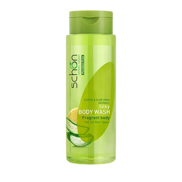 شامپو بدن شون مدل Aloevera and Lemon لیمو و آلوئه ورا حجم 420 میلی لیتر