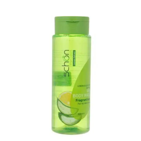 شامپو بدن شون مدل Aloevera and Lemon لیمو و آلوئه ورا حجم 420 میلی لیتر