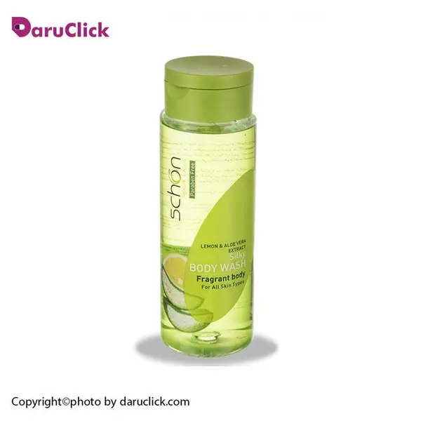 شامپو بدن شون مدل Aloevera and Lemon لیمو و آلوئه ورا حجم 420 میلی لیتر
