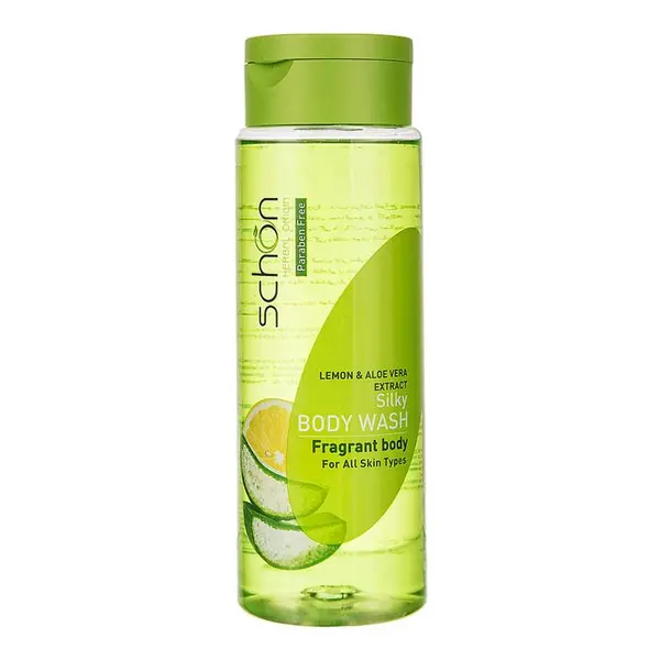 شامپو بدن شون مدل Aloevera and Lemon لیمو و آلوئه ورا حجم 420 میلی لیتر