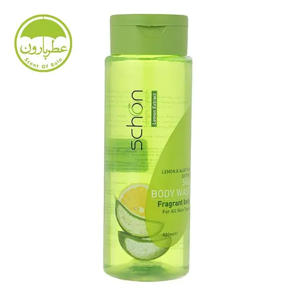 شامپو بدن شون مدل Aloevera and Lemon لیمو و آلوئه ورا حجم 420 میلی لیتر