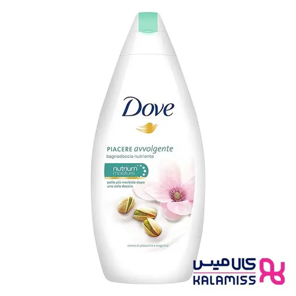 شامپو بدن کرمی داو Dove با عصاره پسته و مگنولیا (500ml)