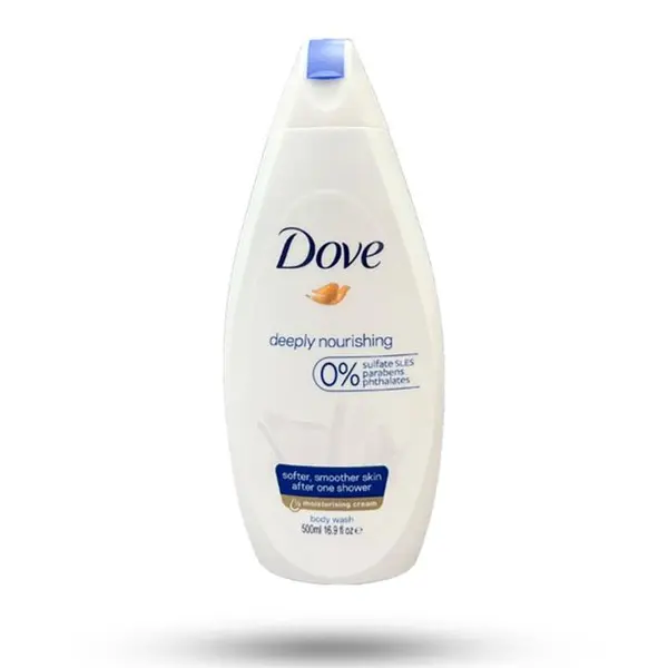 شامپو بدن کرمی Dove مدل deeply nourishing حجم 500 ml