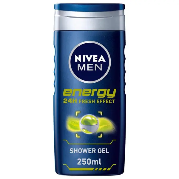شامپو سر، صورت و بدن مردانه نیوآ مدل Energy حجم 250 میلی لیتر