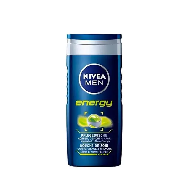 شامپو سر، صورت و بدن مردانه نیوآ مدل Energy حجم 250 میلی لیتر