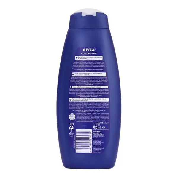 شامپو بدن نیوا Nivea مدل Cream care حجم 750 میلی لیتر