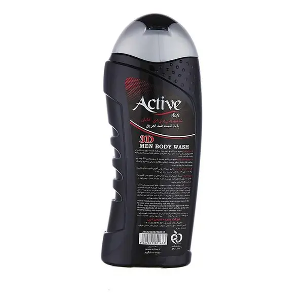 شامپو بدن مردانه اکتیو سری Sport مدل Black مقدار 400 گرم