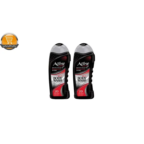 شامپو بدن مردانه اکتیو سری Sport مدل Black مقدار 400 گرم