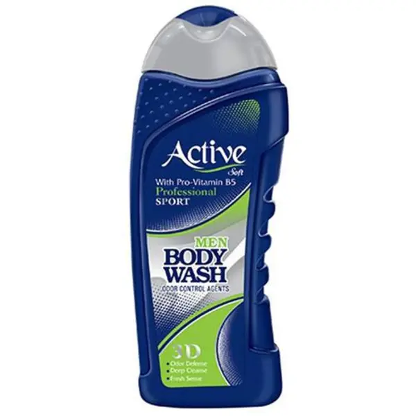 شامپو بدن مردانه اکتیو سری Sport مدل Black مقدار 400 گرم