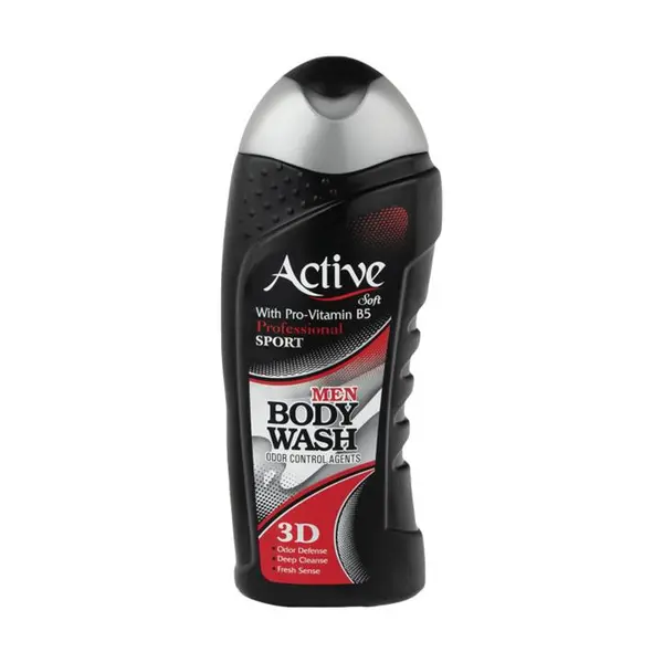 شامپو بدن مردانه اکتیو سری Sport مدل Black مقدار 400 گرم