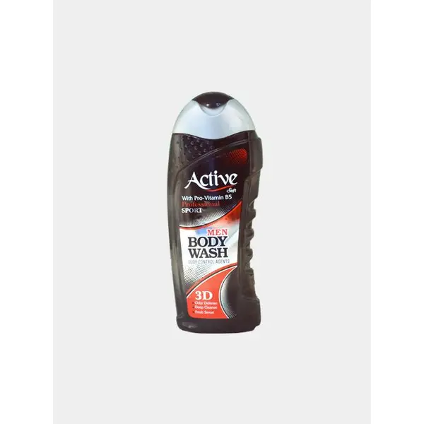 شامپو بدن مردانه اکتیو سری Sport مدل Black مقدار 400 گرم