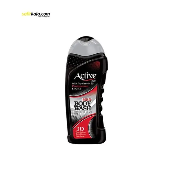 شامپو بدن مردانه اکتیو سری Sport مدل Black مقدار 400 گرم