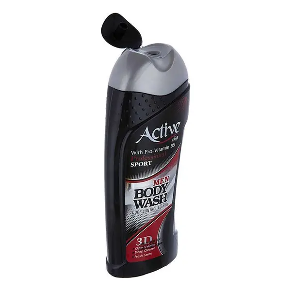 شامپو بدن مردانه اکتیو سری Sport مدل Black مقدار 400 گرم