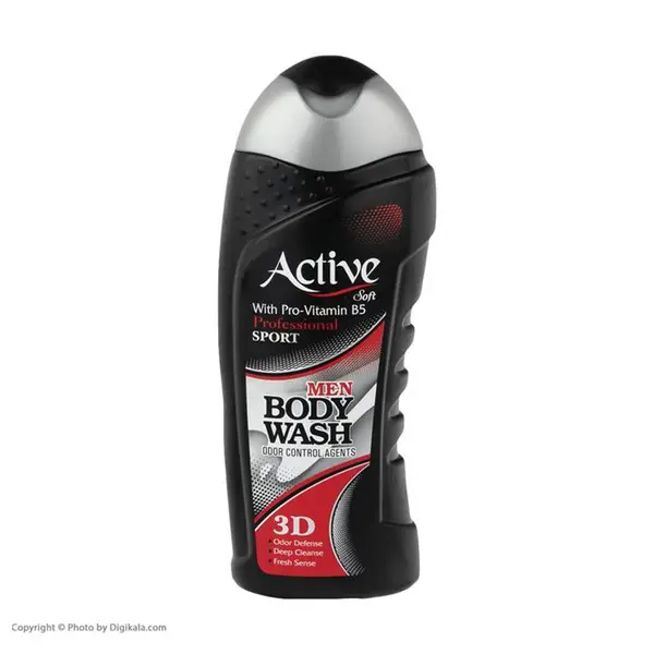 شامپو بدن مردانه اکتیو سری Sport مدل Black مقدار 400 گرم