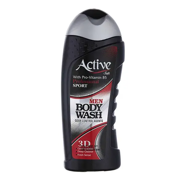 شامپو بدن مردانه اکتیو سری Sport مدل Black مقدار 400 گرم