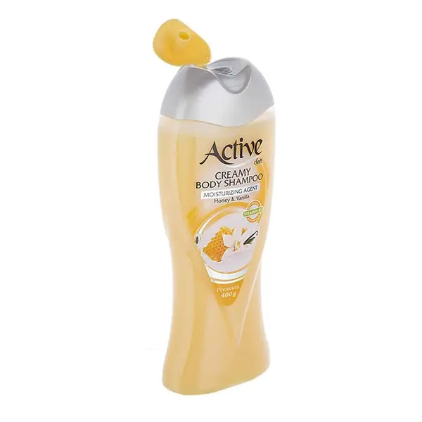 شامپو بدن کرمی اکتیو مدل Vanilla And Honey مقدار 400 گرم