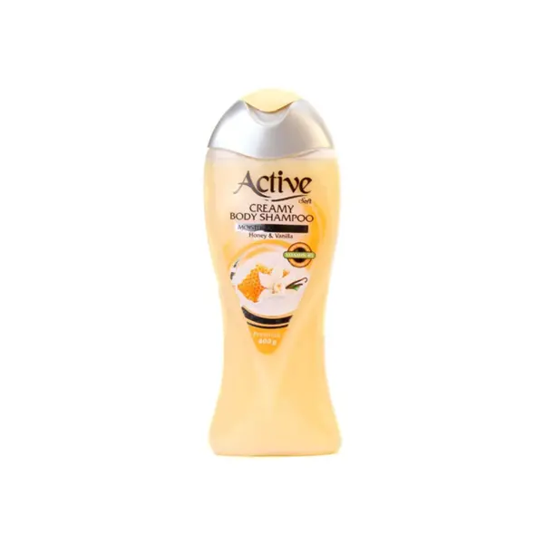 شامپو بدن کرمی اکتیو مدل Vanilla And Honey مقدار 400 گرم