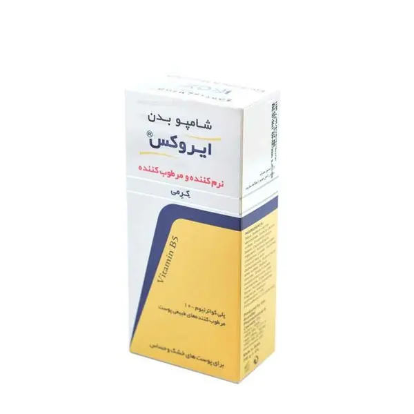 شامپو بدن کرمی کودک ایروکس حجم 200 میل Dry Skins